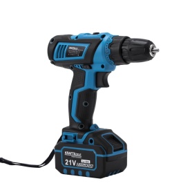 Mașină de găurit și înșurubat cu acumulator KraftDele KD3355, 21V, 2 baterii 2Ah, cu accesorii și valiză - Img 9