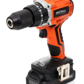 Mașină de găurit și înșurubat cu percuție fără perii 20V KraftDele KD1728, 60 Nm, 2 acumulatori și valiză