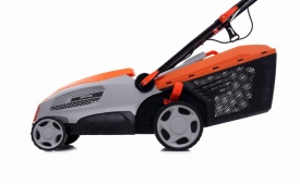Mașină de tuns iarba electrică KraftDele KD5078, 2300W, lățime de tăiere 36 cm, coș 40L, reglaj înălțime 20-70 mm - Img 5