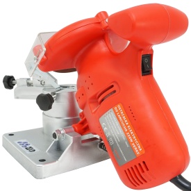 Mașină electrică de ascuțit lanțuri VERKE Premium Line 220W, disc 100 mm, menghină rotativă cu unghi reglabil - Img 6