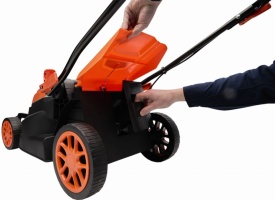 Mașină electrică de tuns gazon KraftDele KD5401, 2600W, lățime de tăiere 380 mm, coș 45L, reglaj 25-75 mm - Img 9