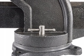 Menghină de banc rotativă cu nicovală 200 mm, corp din fontă, pentru atelier mecanic și lucrări de fixare precise, MaxRom - Img 6