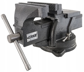 Menghină rotativă de banc 150 mm cu nicovală, corp din fontă, pentru atelier mecanic și lucrări de fixare precise MaxRom V88002 - Img 6
