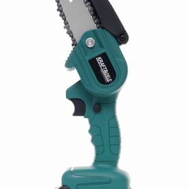 Mini drujbă cu lanț cu acumulator KraftDele KD10622, 21V, lamă 4 inch, cu 2 baterii și valiză pentru grădină și tăieri ușoare - Img 5