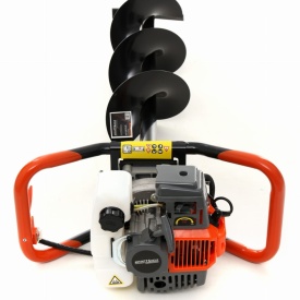 Motoburghiu pe benzină KraftDele KD5240, 4,41 kW, 8000 rpm, pentru găuri rapide în sol și lucrări de teren - Img 6