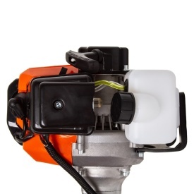 Motocoasă pe benzină Mar-Pol RQ580, 51,7 cm³, 2 kW, cu ham și accesorii pentru tăierea ierbii, buruienilor și tufărișului - Img 4