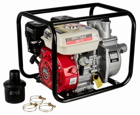 Motopompa benzina KraftDele KD770 – 600L/min, 2", înălțime 28m, motor 4 timpi 5.5CP, corp aluminiu, pornire manuală - Img 3