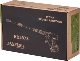 Myjka cu presiune fără fir KraftDele KD5373, acumulator 21V 3Ah, 60 bar, cu lance și alimentare din rețea sau recipient - Img 12