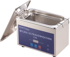 Myjka cu ultrasunete KraftDele KD504, 0,8L, cu afișaj LCD, pentru bijuterii, ochelari, ceasuri și obiecte delicate