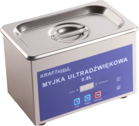Myjka cu ultrasunete KraftDele KD504, 0,8L, cu afișaj LCD, pentru bijuterii, ochelari, ceasuri și obiecte delicate - Img 6
