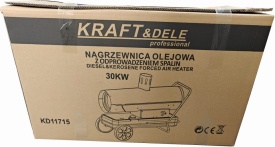 Nagrzewnică pe motorină KraftDele KD11715, 30 kW, cu termostat și evacuare gaze pentru încălzirea spațiilor închise - Img 8