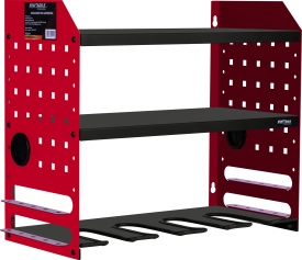 Organizer de perete pentru scule și unelte KraftDele KD3230, 3 niveluri, construcție din oțel pentru atelier și garaj - Img 2