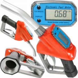 Pistol de alimentare combustibil cu contor LCD MaxRom V80205, debit 0-60 l/min, pentru motorină, benzină și kerosen - Img 11