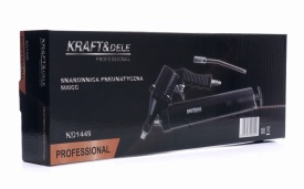 Pistol de gresat pneumatic KraftDele KD1449, 500 cc, 3-8 bar, debit 400 g/min, pentru atelier și întreținere utilaje - Img 11