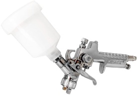 Pistol de vopsit pneumatic HVLP VERKE H-2000P, duză 1,0 mm, rezervor 125 ml, pentru finisaje și retușuri precise - Img 5