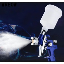 Pistol de vopsit pneumatic HVLP VERKE H-827P, duză 1,8 mm, rezervor 600 ml, pentru lucrări de vopsire precise și uniforme - Img 4