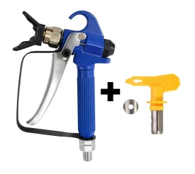 Pistol pentru pompa de vopsit airless KraftDele KD2170, 248 bar, cu filtru și protecție duză RAC V