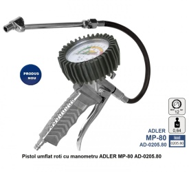 Pistol umflat roti cu manometru ADLER MP-80 AD-0205.80