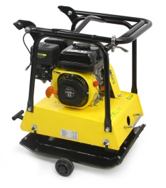 Placă compactoare 120kg MAR-POL M79517 – 6.5 CP, forță centrifugală 18kN, adâncime 35cm, sistem anti-vibrații, roți transport - Img 10