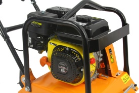 Placă compactoare 90kg MAR-POL M79514 – 6.5 CP, forță centrifugală 15kN, adâncime 30cm, motor OHV, roți demontabile, mâner pliabil - Img 11
