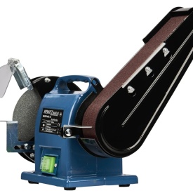 Polizor de banc cu bandă și disc KraftDele KD545-Z, 1800W, 2 în 1 pentru ascuțire, șlefuire și curățare piese metalice - Img 11