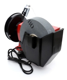 Polizor de banc umed/uscat KraftDele KD546, 1800W, pentru ascuțire, șlefuire și curățare scule și piese metalice - Img 8