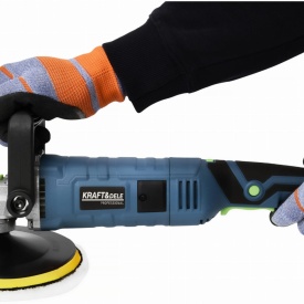 Polizor electric pentru lustruire KraftDele KD3079, 180 mm, viteză reglabilă 800-3300 rpm, set extins accesorii - Img 4