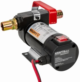 Pompa electrică 12V pentru transfer motorină și ulei KraftDele KD1159, portabilă, cu filtru extern și alimentare la acumulator - Img 8
