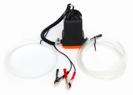 Pompa electrică autoamorsantă KraftDele KD1173 12V pentru transfer motorină, ulei și kerosen, cu clești baterie - Img 2