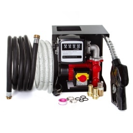 Pompa electrică autoamorsantă pentru motorină și ulei Mar-Pol M79929, Mini CPN 230V, debit 40 l/min, cu pistol și furtunuri - Img 2