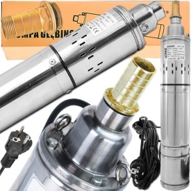 Pompa submersibilă cu șurub pentru apă curată 0,37 kW, 1200 l/h, ridicare 50 m, pentru puțuri de minimum 110 mm, Verke QGD - Img 2