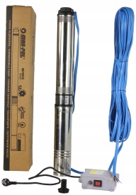 Pompa submersibilă de adâncime Mar-Pol 4QJD M79915, 0,9 kW, cu control box, cablu 35 m, 84 m înălțime de pompare - Img 7