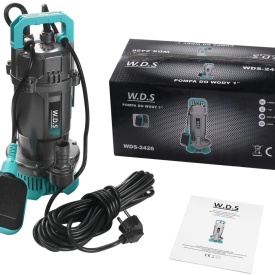 Pompa submersibilă pentru apă KraftDele WDS2426, 2200W, 15000 l/h, ieșire 1 inch, cu plutitor automat - Img 2