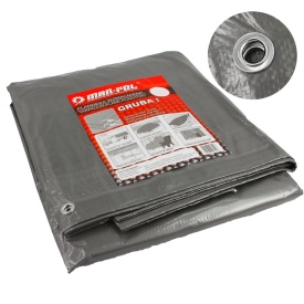 Prelată de protecție foarte groasă 15 x 20 m Mar-Pol M85189, impermeabilă, cu inele metalice, pentru acoperire interior și exterior - Img 2