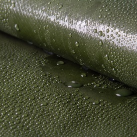 Prelată verde de acoperire Mar-Pol 6x10 m, 120 g/mp, cu capse metalice și colțuri întărite pentru protecție la exterior - Img 5