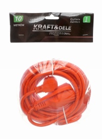 Prelungitor electric de grădină KraftDele KD4023, 10 m, 3x1,5 mm, cu clapetă de protecție pentru uz casnic și exterior - Img 7