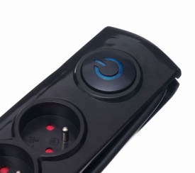 Prelungitor electric KraftDele KD4036, 3 m, 8 prize europene, cu întrerupător, protecție la suprasarcină și siguranță pentru copii - Img 5
