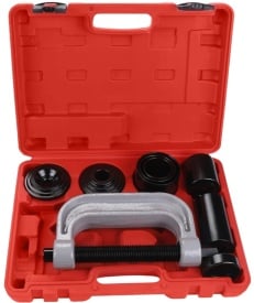 Presă filetată pentru sworznI și bucșe KraftDele KD12508, set 9 piese pentru montaj și demontaj - Img 3