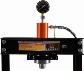 Presă hidraulică manuală de atelier 20T KraftDele KD318, cursă 190 mm, masă de lucru 485 mm - Img 9