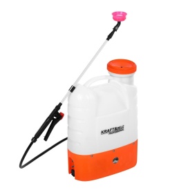 Pulverizator electric cu acumulator 16L KraftDele KD2032, 12V 8Ah, lance telescopică și set accesorii pentru grădină și culturi - Img 3