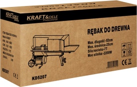 Rębak do drewna 7T 2200W KD5207 - Img 12