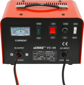 Redresor auto 12V/24V MaxRom VC-40, 20A, cu ampermetru și protecții pentru acumulatori plumb-acid 90-250Ah - Img 3