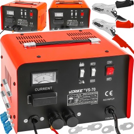 Redresor auto cu funcție de pornire MaxRom VS-70, 12V/24V, 40A, curent pornire 180A pentru baterii auto, utilitare și tractoare