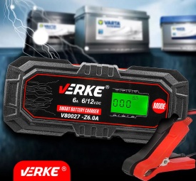 Redresor auto inteligent cu microprocesor MaxRom V80027, 6V/12V, 6A, pentru acumulatori STD, AGM, GEL și LFP - Img 8