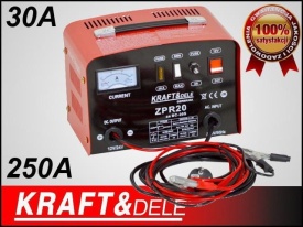 Redresor auto KraftDele KD1913 12V/24V 30A pentru încărcarea bateriilor auto de până la 250Ah - Img 2