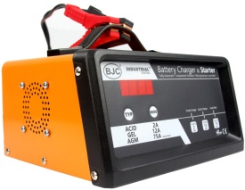Redresor electronic auto cu funcție de pornire Mar-Pol BC-75A, afișaj electronic, 12V, 2/12A, pentru acumulatori 20-120Ah - Img 2