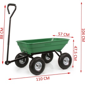 Roaba pliabila de transport, capacitate 120Kg compozit XM85265 - Img 10