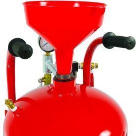 Sablator mobil cu rezervor sifon 38L VERKE, 4 duze, furtun 3 m, pentru curatare metal, garduri si piese auto - Img 4