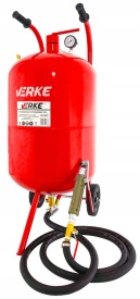 Sablator mobil cu sifon VERKE 76L, 4 duze, furtun 3 m, pentru curatare metal, garduri, zidarie si piese auto - Img 3