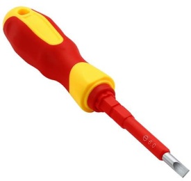 Set 14 șurubelnițe izolate KraftDele KD5971, pentru instalații electrice până la 1000V, cu organizator - Img 9